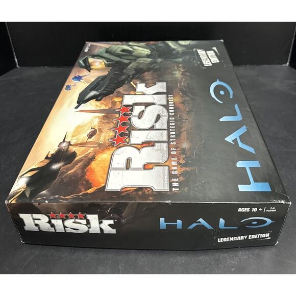 Risk Halo Legendary Edition Board Game Hasbro Strategy War 2012 100% Complete - Picture 10 of 11